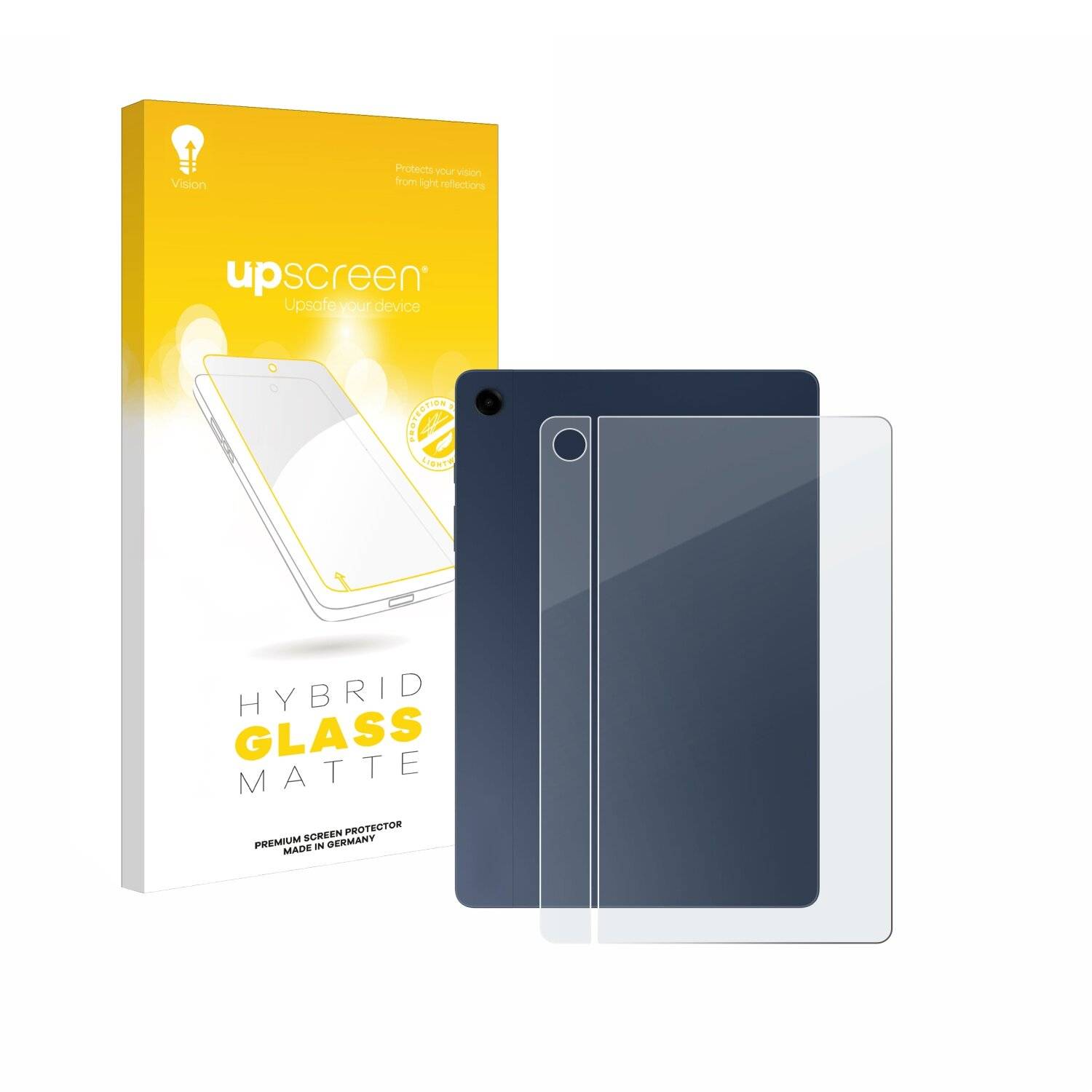 upscreen Hybrid Glas Matt Panzer-Folie für Samsung Galaxy Tab A9 Plus 5G