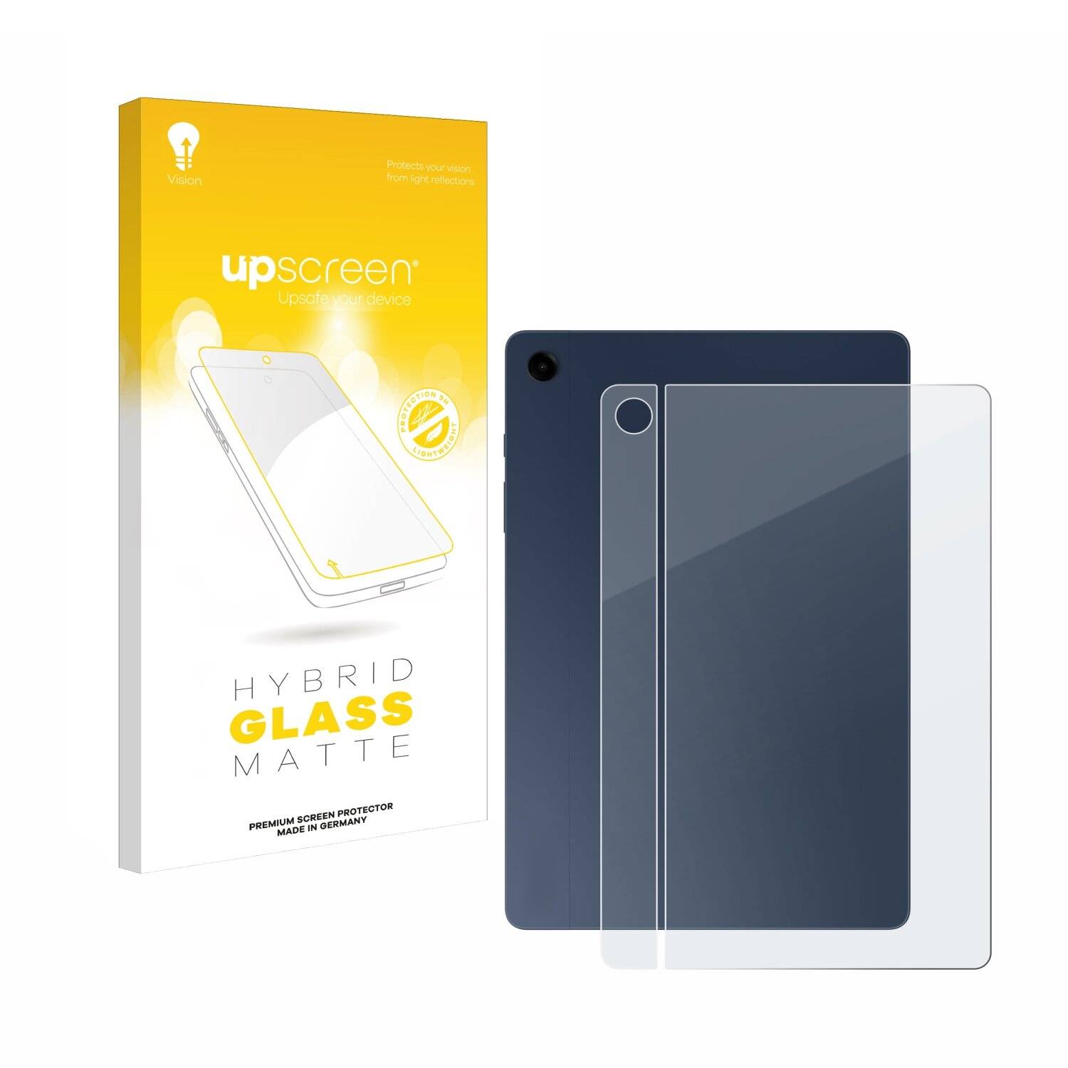 upscreen Hybrid Glas Matt Panzer-Folie für Samsung Galaxy Tab A9 Plus WiFi