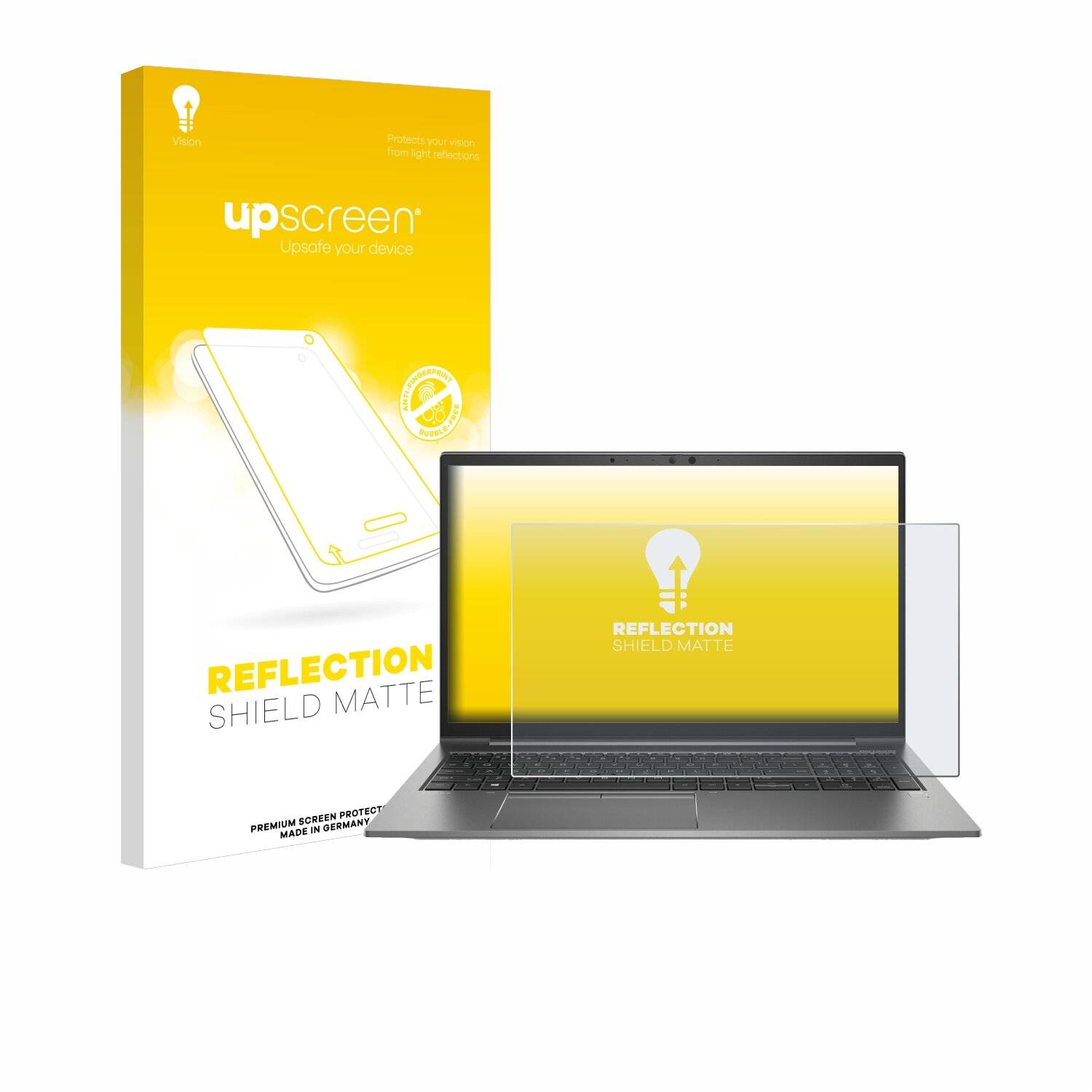 upscreen Reflection Shield Matt Schutzfolie für HP Zbook Fury 15 G7