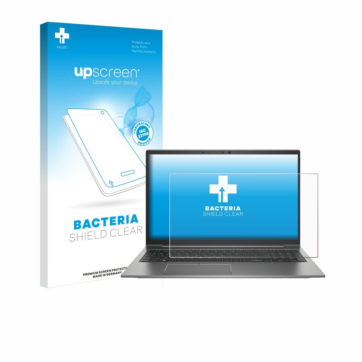 upscreen Bacteria Shield Schutzfolie für HP Zbook Fury 15 G7 Non-Touch -