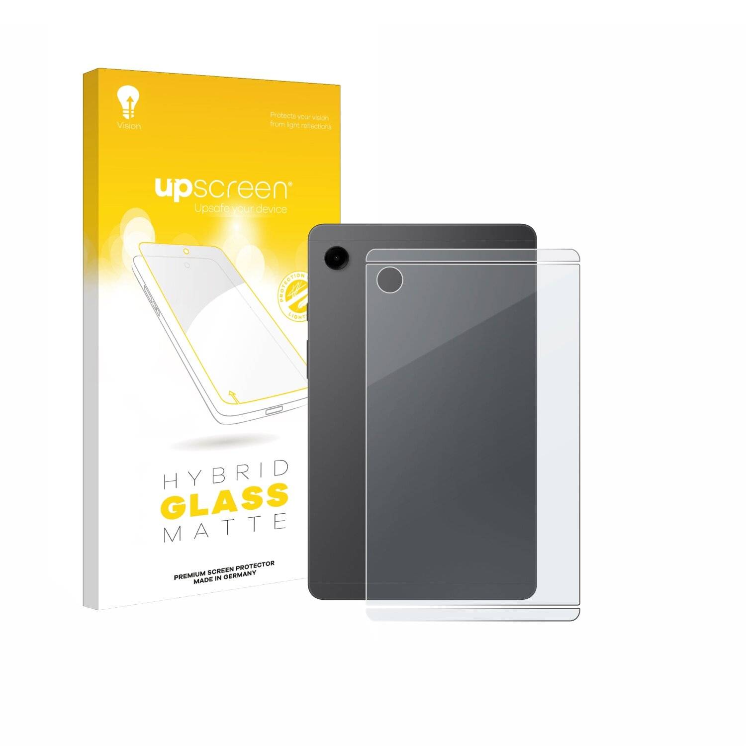 upscreen Hybrid Glas Matt Panzer-Folie für Samsung Galaxy Tab A9 LTE