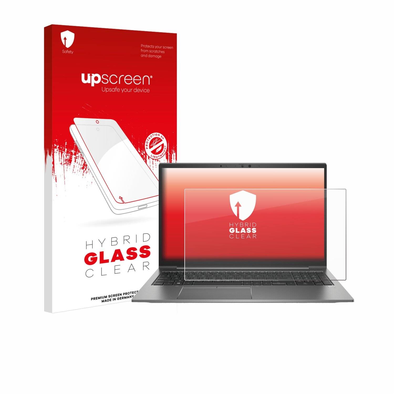 upscreen Hybrid Glas Panzer-Folie für HP Zbook Fury 15 G7