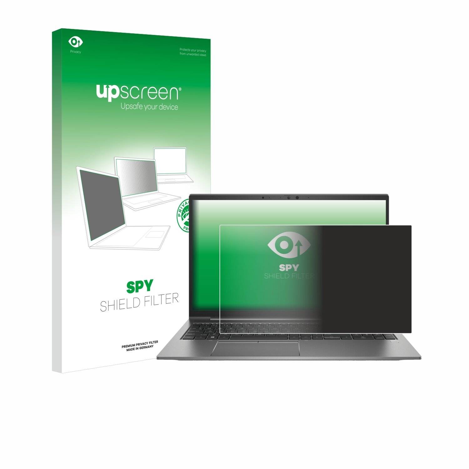 upscreen Spy Shield Blickschutz-Filter für HP Zbook Fury 15 G7