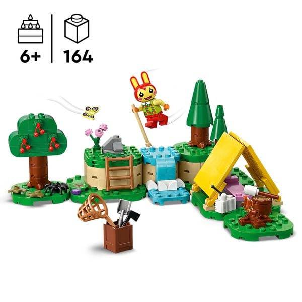 LEGO Animal Crossing 77047 Mimmis Outdoor-Spaß kreatives Set mit Spielzeug-Hase