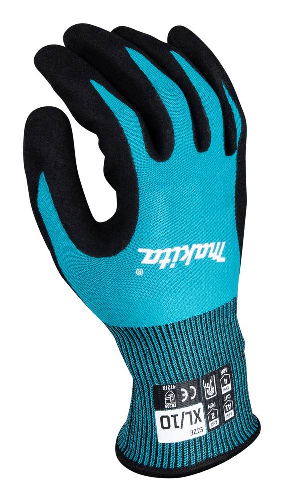 Makita Arbeitshandschuhe XL "Cut Level 1" Handschuhe Größe XL/10