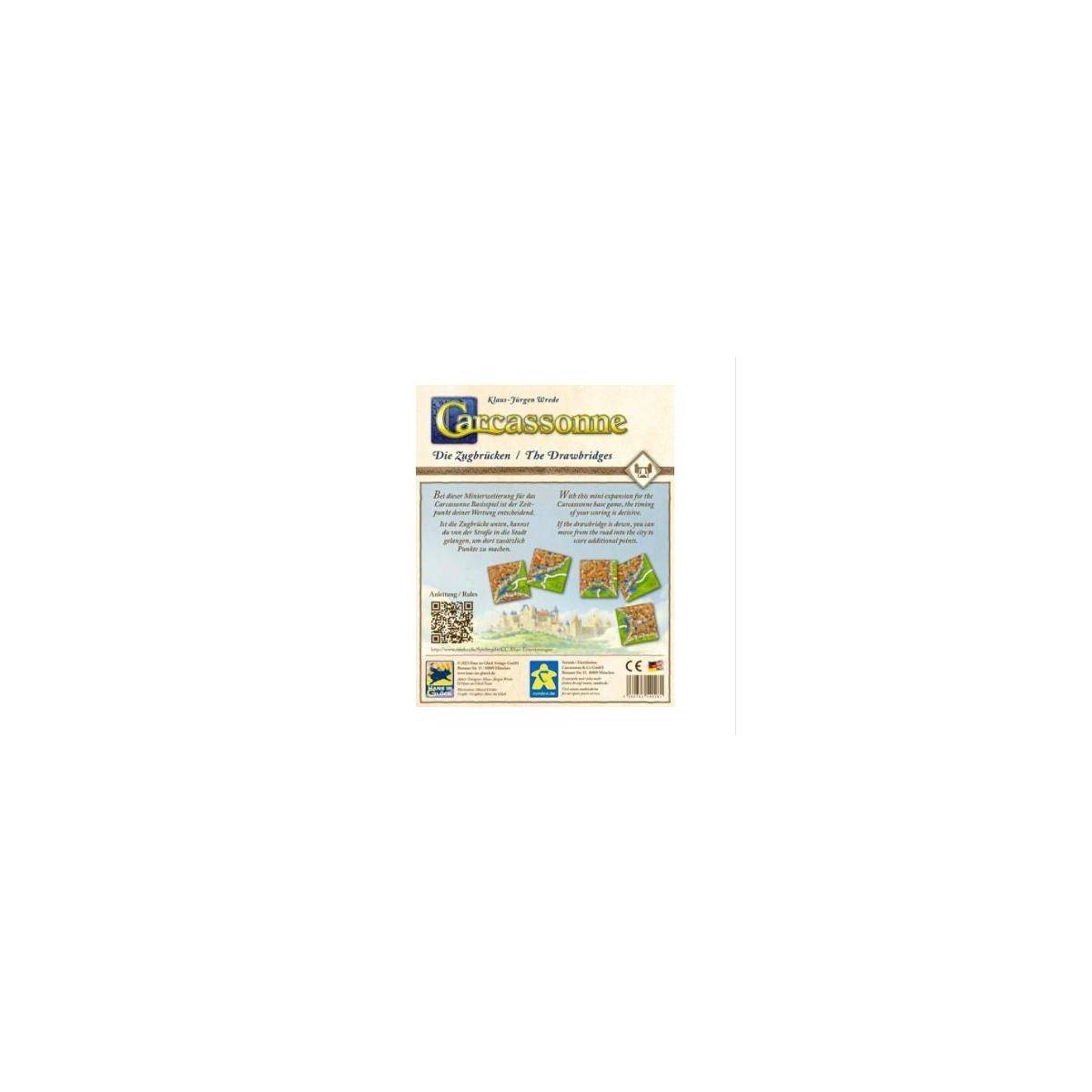 HIGD0127 - Carcassonne - Die Zugbrücken, Brettspiel, für 2-5 Spieler, ab 7 Jahren (DE-Erwei