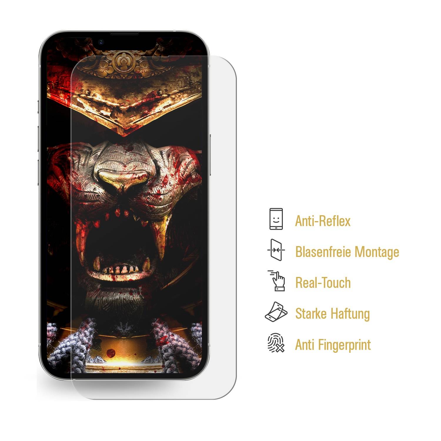 6x Flexibles Nano-Glas für iPhone 15 Plus ANTI-REFLEX Displayschutz Panzerglas Schutzglas Schutzfolie MATT
