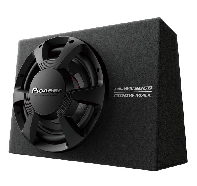 Pioneer TS-WX306B - Vorgeladener Subwoofer - Aktiver Subwoofer - 1300 W - 4 Ohm