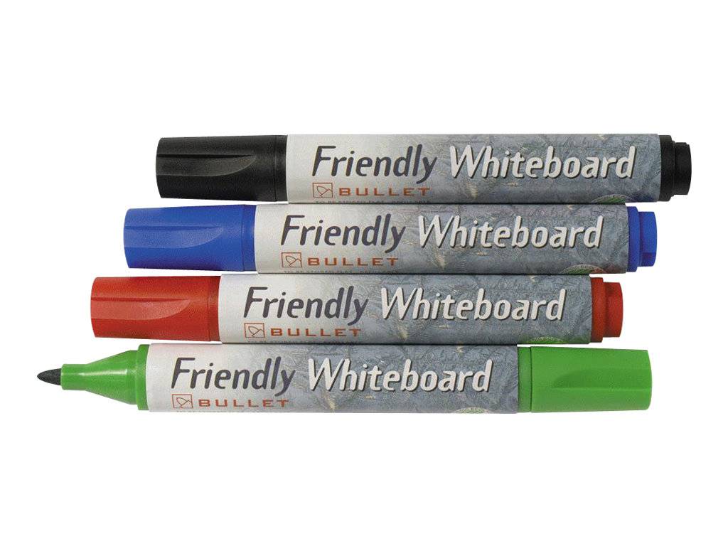 BALLOGRAF® Friendly Fine Whiteboard-Marker-Set farbsortiert 2,0 - 3,0 mm, 4 St.