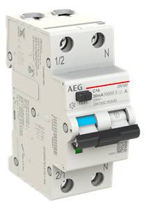 BUSCH JAEGER FI/LS-Schalter DN100C16/A30 1P+N Typ A C 16A 30mA 10kA (2CSR975131R1164)