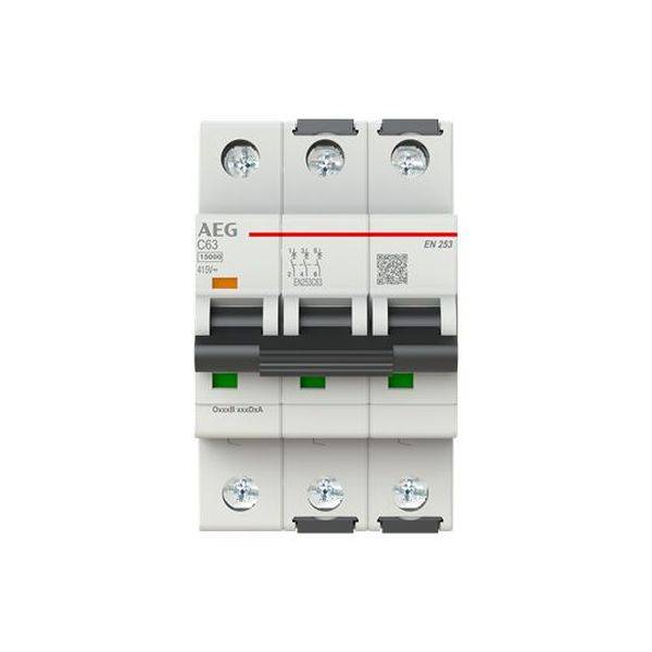 BUSCH JAEGER Sicherungsautomat EN253C63 C 25kA 63A 3P