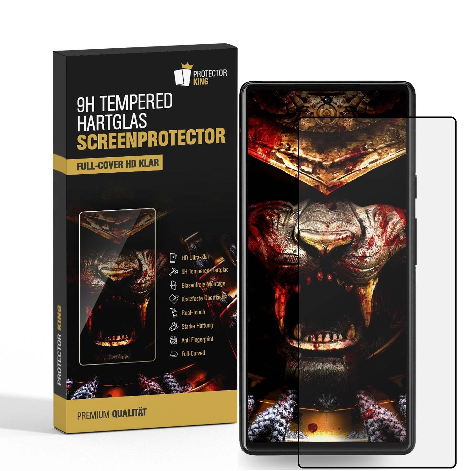 Kopie von 4x 9H Panzerhartglas für Google Pixel 8 Pro 3D KLAR Displayglas Schutzglas ECHTES Tempered Panzerglas Glasfolie #1