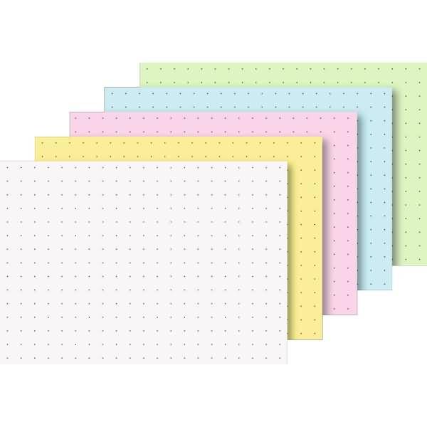 Karteikarten A7 punktiert sortiert VE=100 Stück