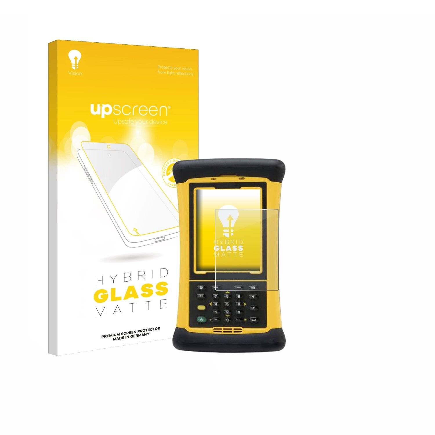 upscreen Hybrid Glas Matt Panzer-Folie für Trimble Nomad