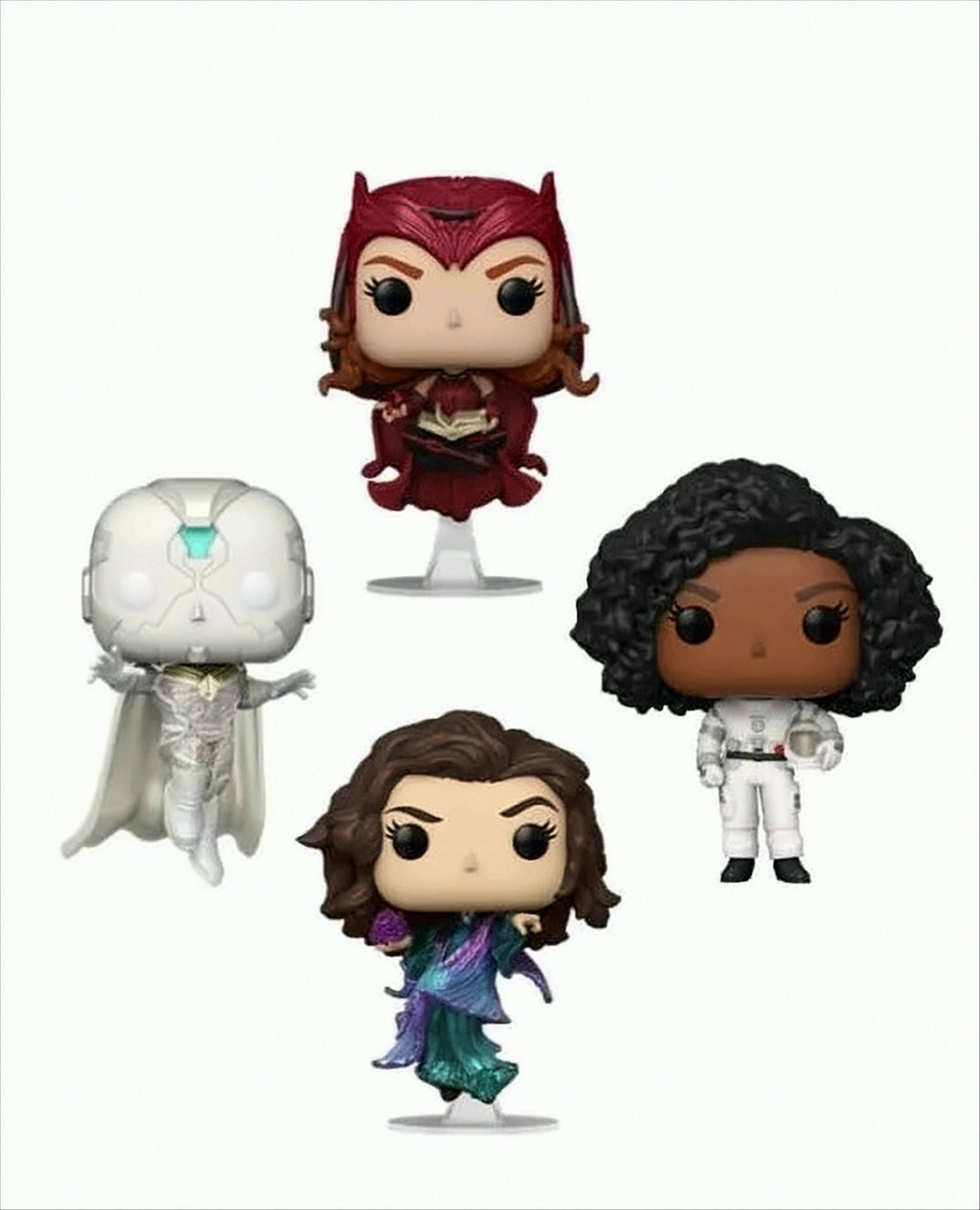 POP - Movie - Wanda Vision 4er-Pack (Glows) Neu & OVP