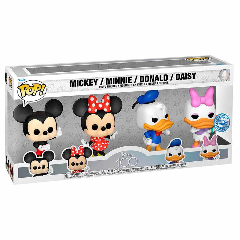 POP Pack 4 Figuren Disney 100th Anniversary Disney Classic Exclusive