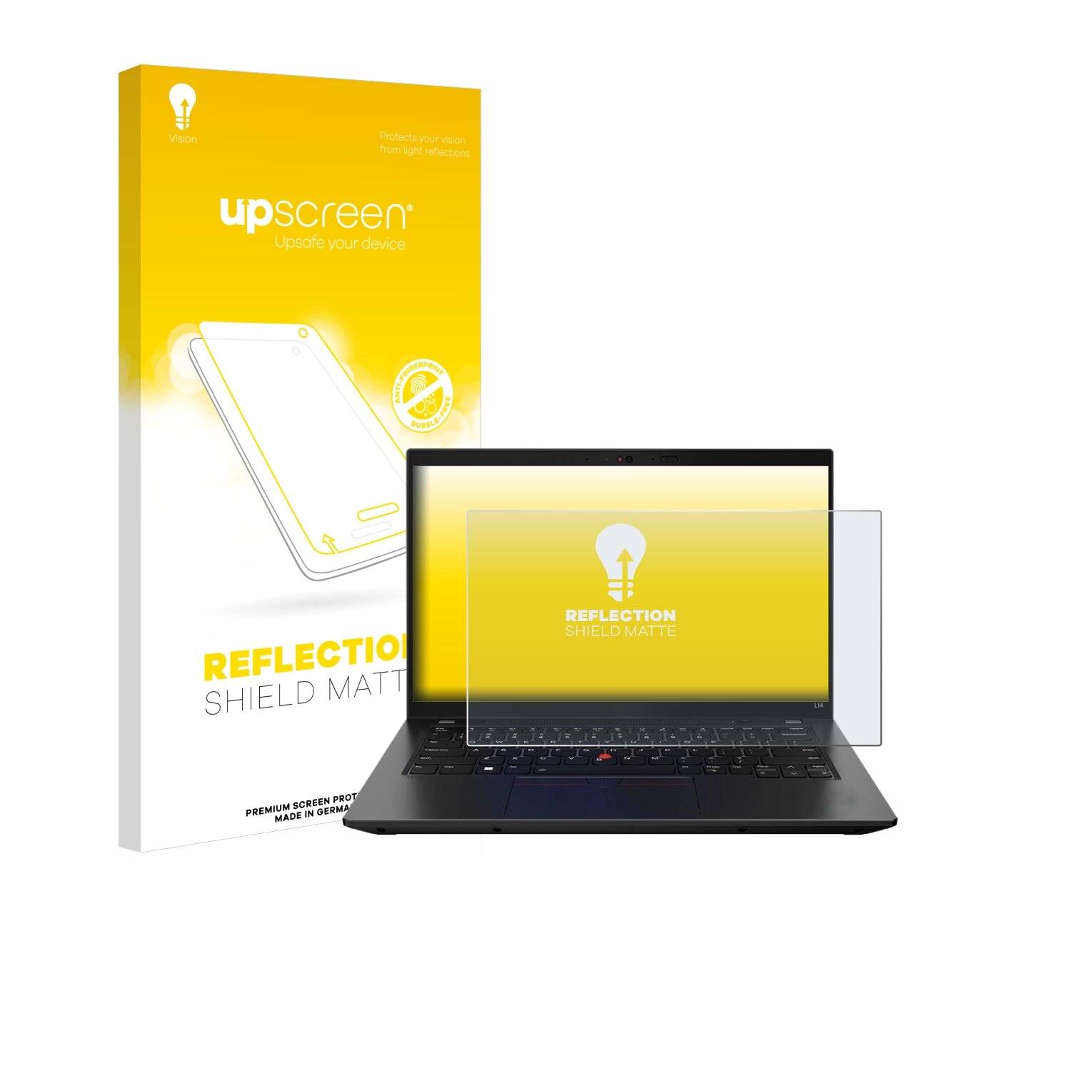 upscreen Reflection Shield Matt Schutzfolie für Lenovo ThinkPad L14 Gen
