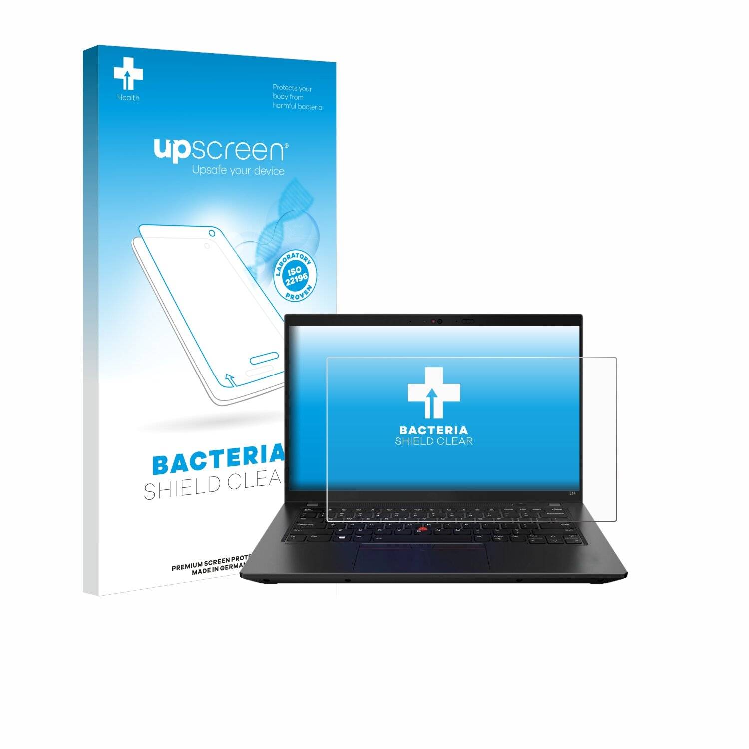 upscreen Bacteria Shield Schutzfolie für Lenovo ThinkPad L14 Gen 3 -