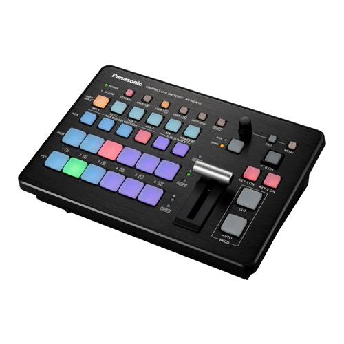 PANASONIC AV-HSW10 - Kompakter IP Live Switcher (3G-SDI & HDMI | Multiviewer | 2x Keyer | Frame Sync)