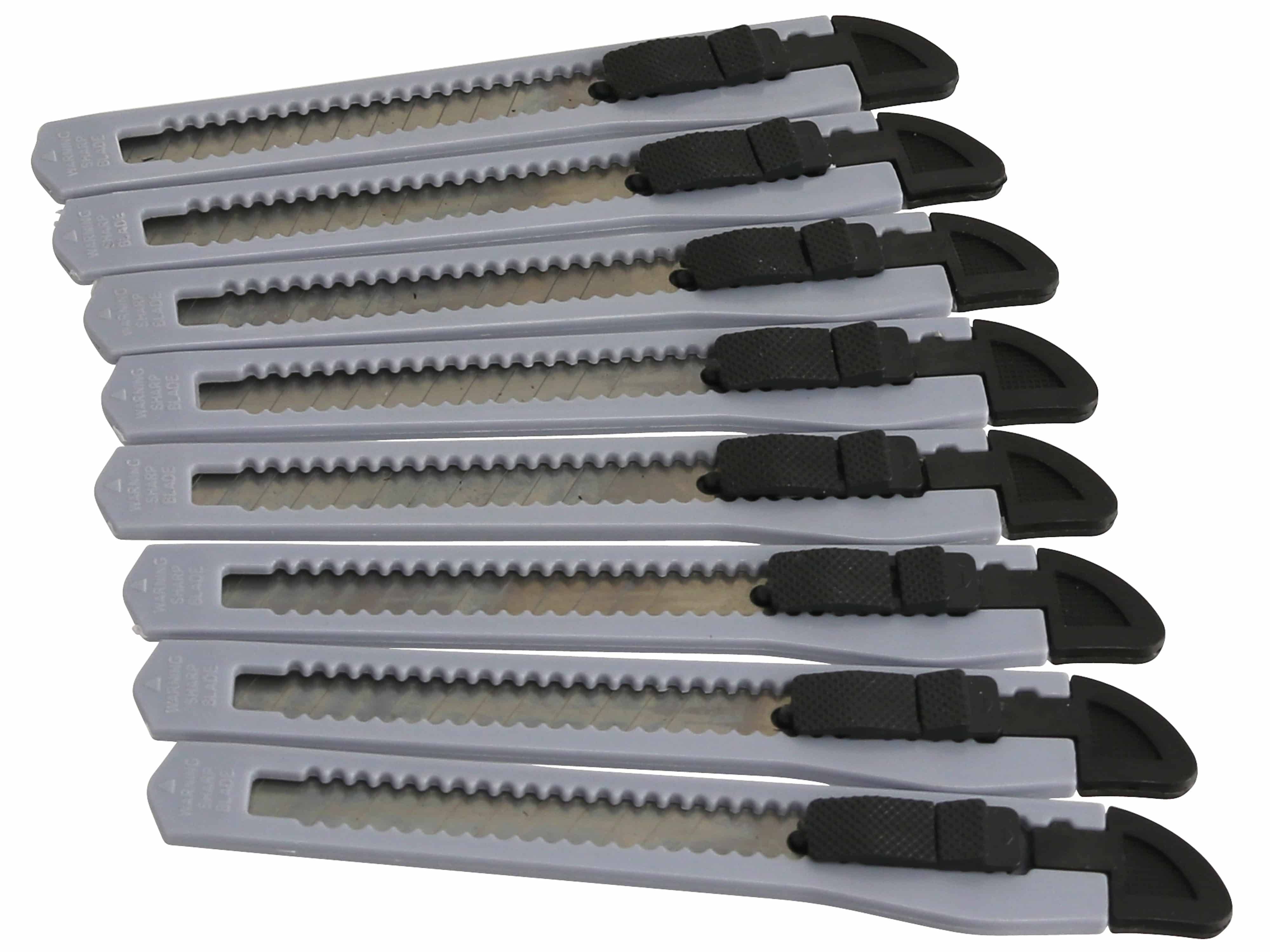 MASTERPROOF Universal-Messer mit Abbrechklingen, 9 mm, 8 Stück