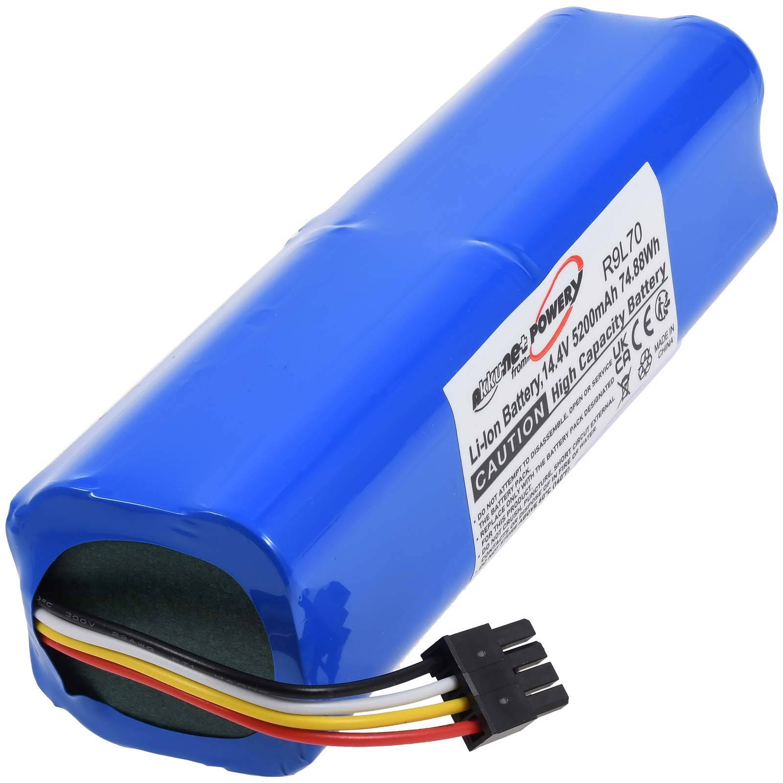 Powery Akku kompatibel mit Eufy Typ INR18650 M26-4S2P, 14,4V, Li-Ion