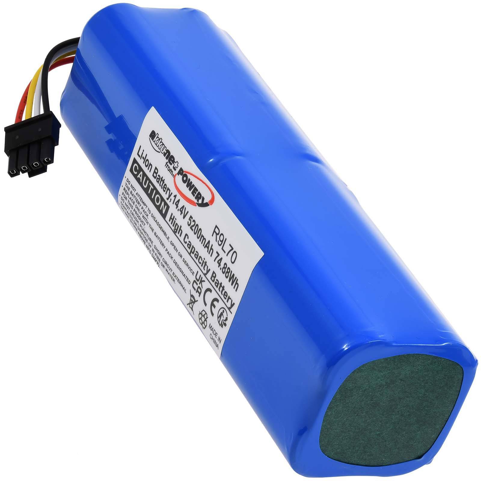 Powery Akku für Saugroboter Eufy T2190, 14,4V, Li-Ion
