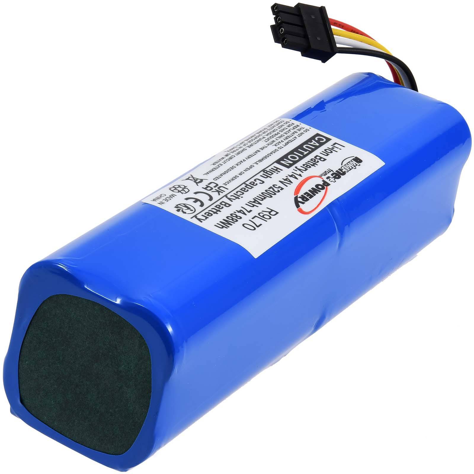 Powery Akku für Saugroboter Eufy T2190G21, 14,4V, Li-Ion