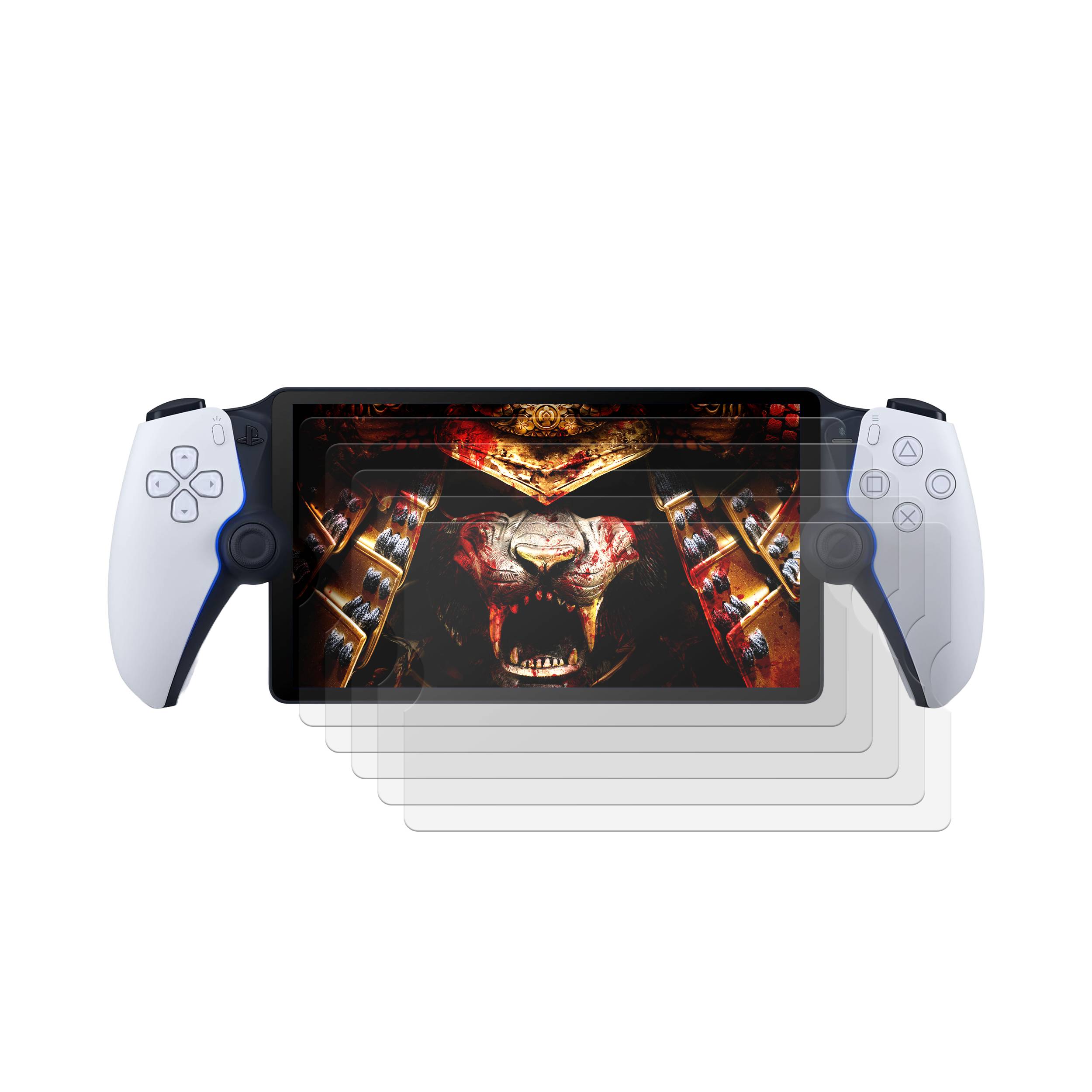 5x Hydrogel-Glass für Sony Playstation Portal 3D KLAR Panzerfolie Schutzglas Displayschutz Schutzfolie Selbstheilend Screen-Protector