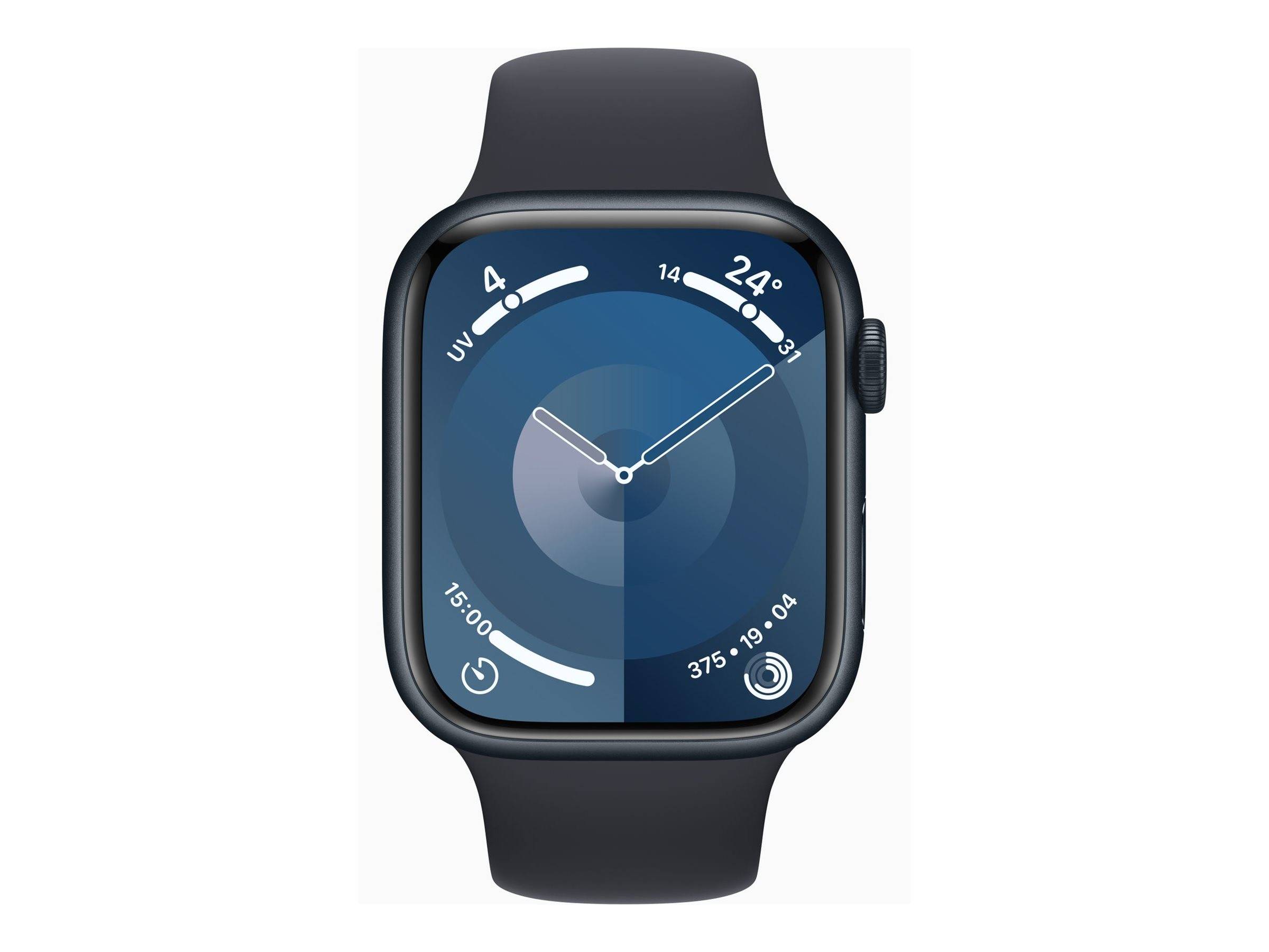 Apple Watch Series 9 (GPS + Cellular) - 45 mmMidnight Aluminium - intelligente