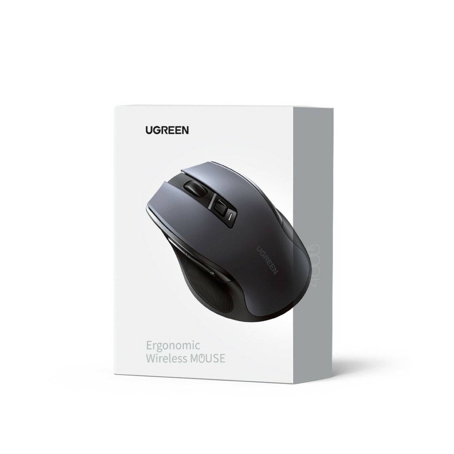 Ugreen Optische USB-Funkmaus 2,4 GHz 4000 DPI schwarz