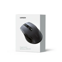 Ugreen Optische USB-Funkmaus 2,4 GHz 4000 DPI schwarz Ugreen Optische USB-Funkmaus 2,4 GHz 4000 DPI schwarz