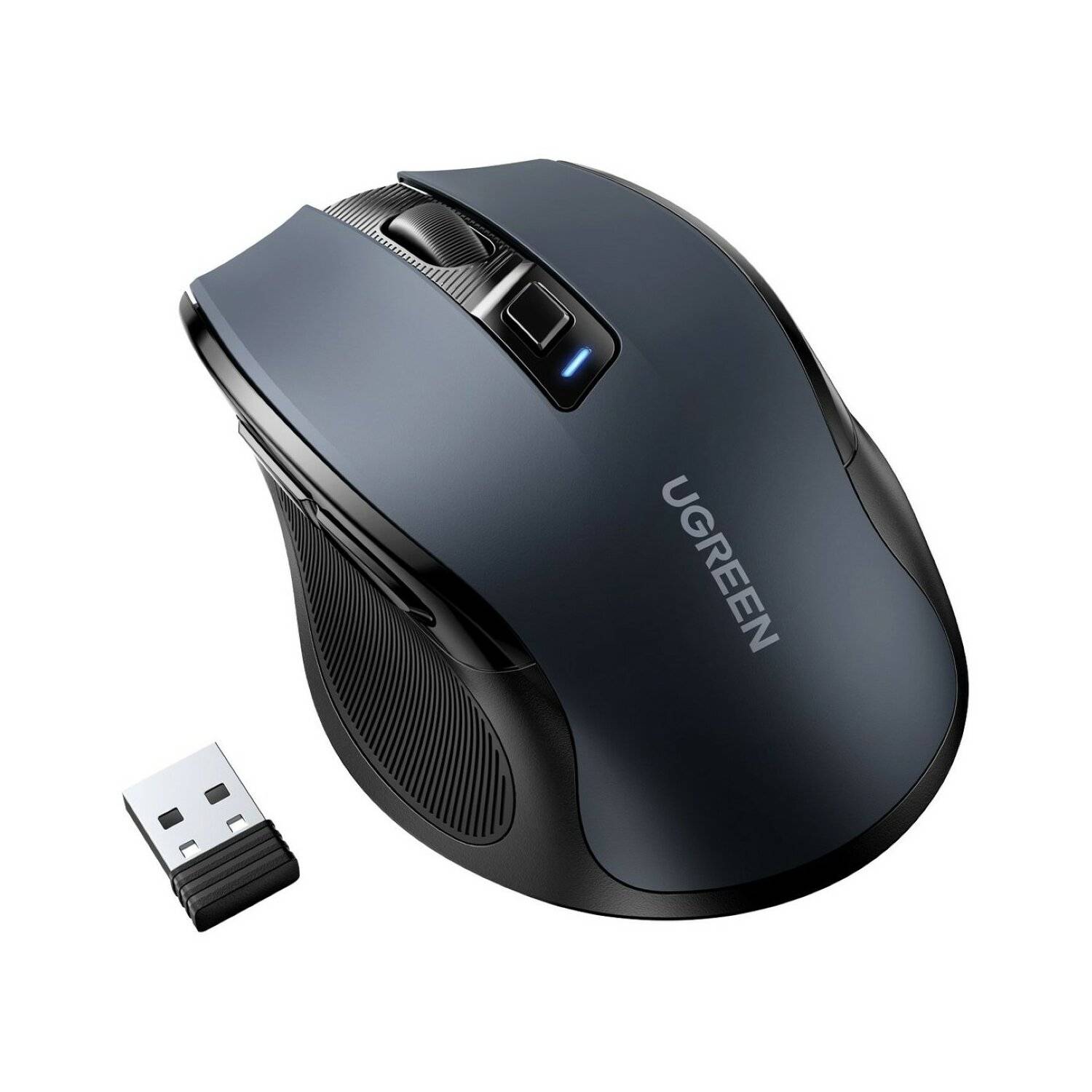 Ugreen Optische USB-Funkmaus 2,4 GHz 4000 DPI schwarz