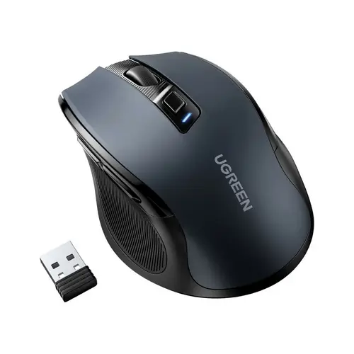 Ugreen Optische USB-Funkmaus 2,4 GHz 4000 DPI schwarz Ugreen Optische USB-Funkmaus 2,4 GHz 4000 DPI schwarz