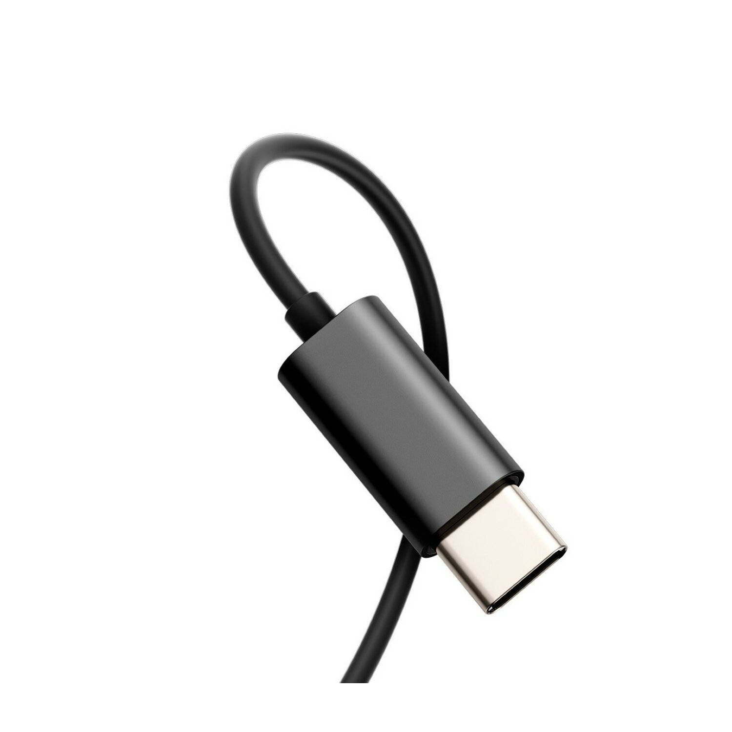 Joyroom TYPE-C Series JR-EC07 USB-C In-Ear-Kopfhörer aus Metall Schwarz