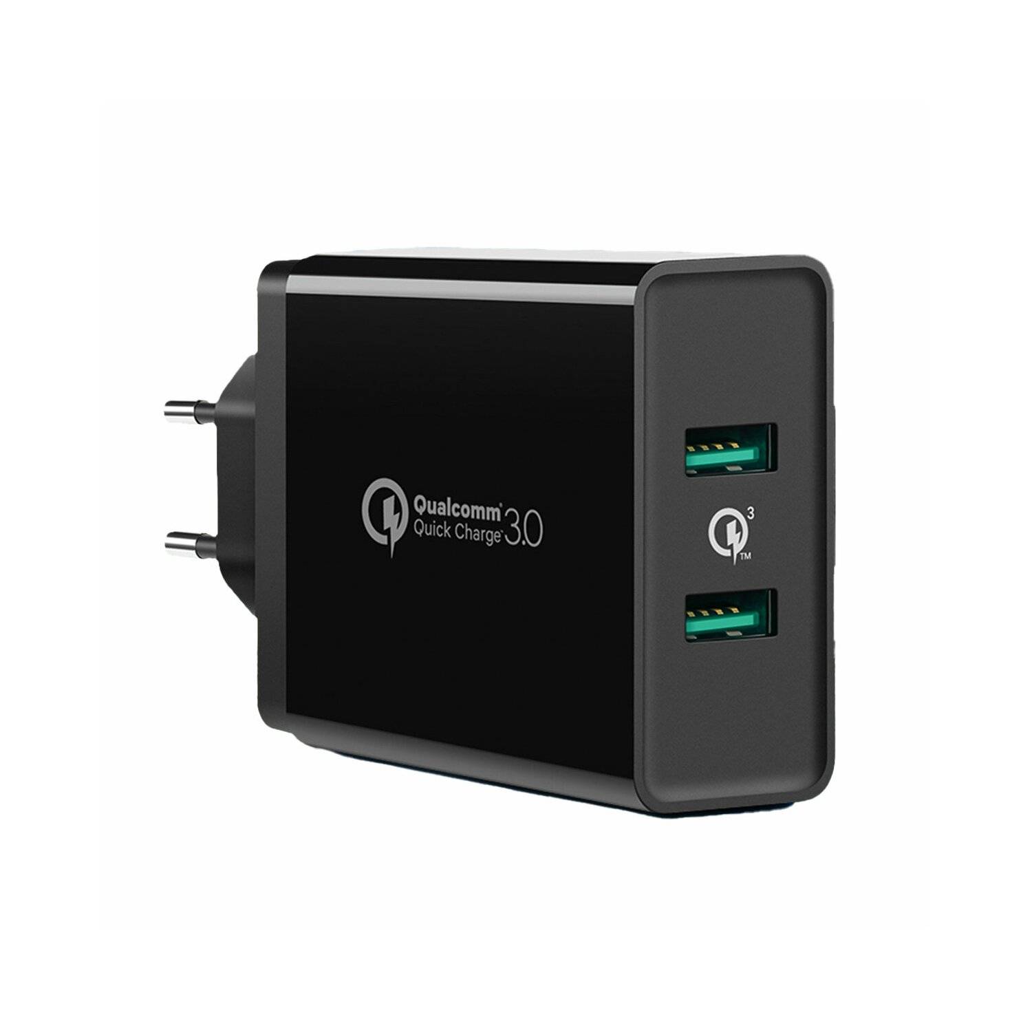 Ugreen Wandladegerät 2xUSB-A 36W QC3.0 schwarz (CD161)