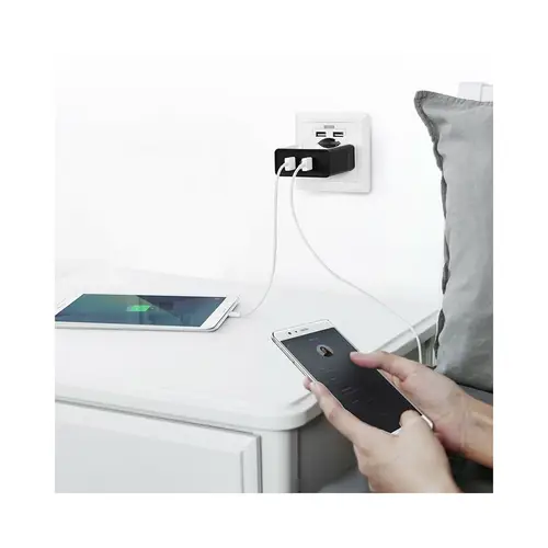 Ugreen Wandladegerät 2xUSB-A 36W QC3.0 schwarz (CD161) Ugreen Wandladegerät 2xUSB-A 36W QC3.0 schwarz (CD161)