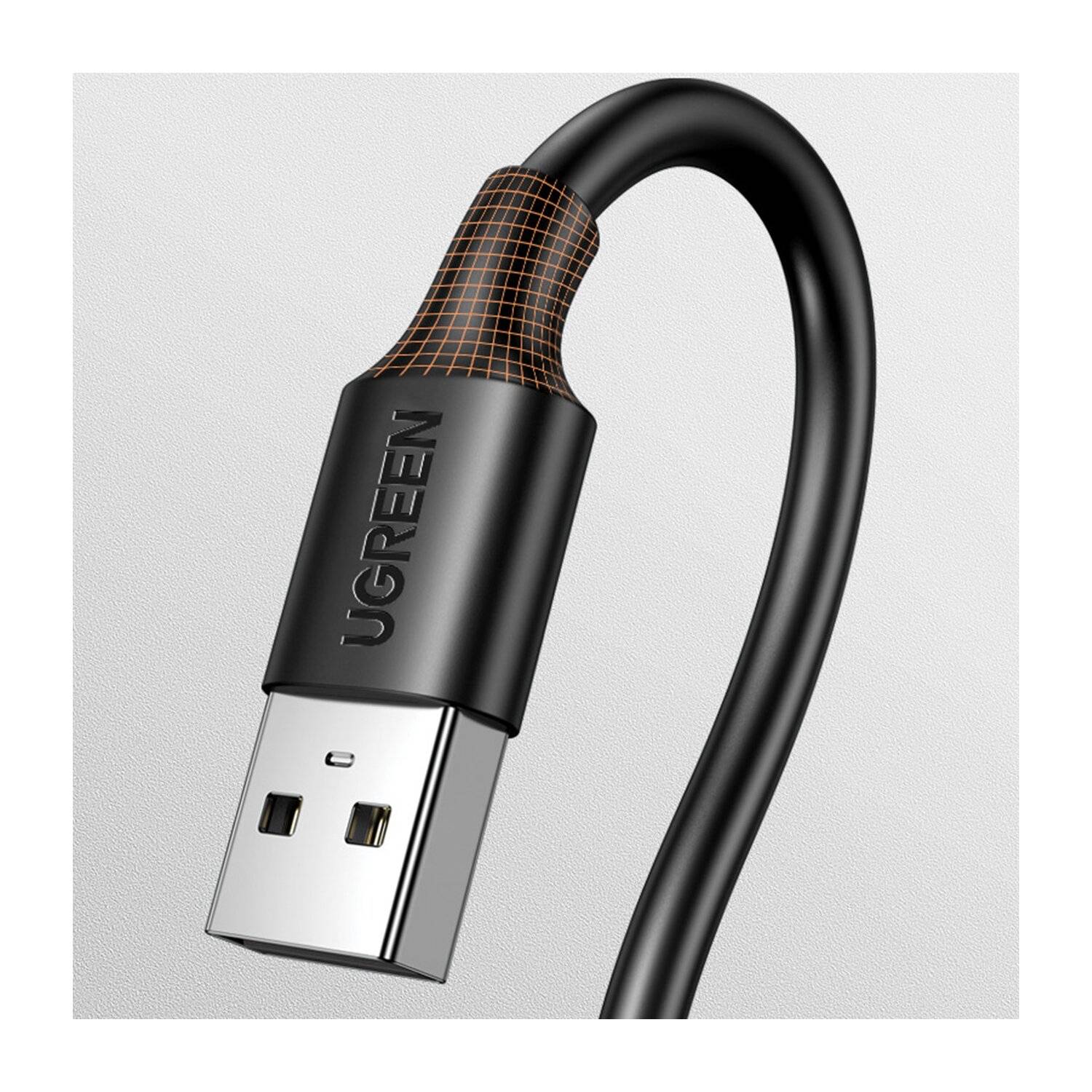 Ugreen USB-Kabel - USB 2.0 480Mbps schwarz 1,5m