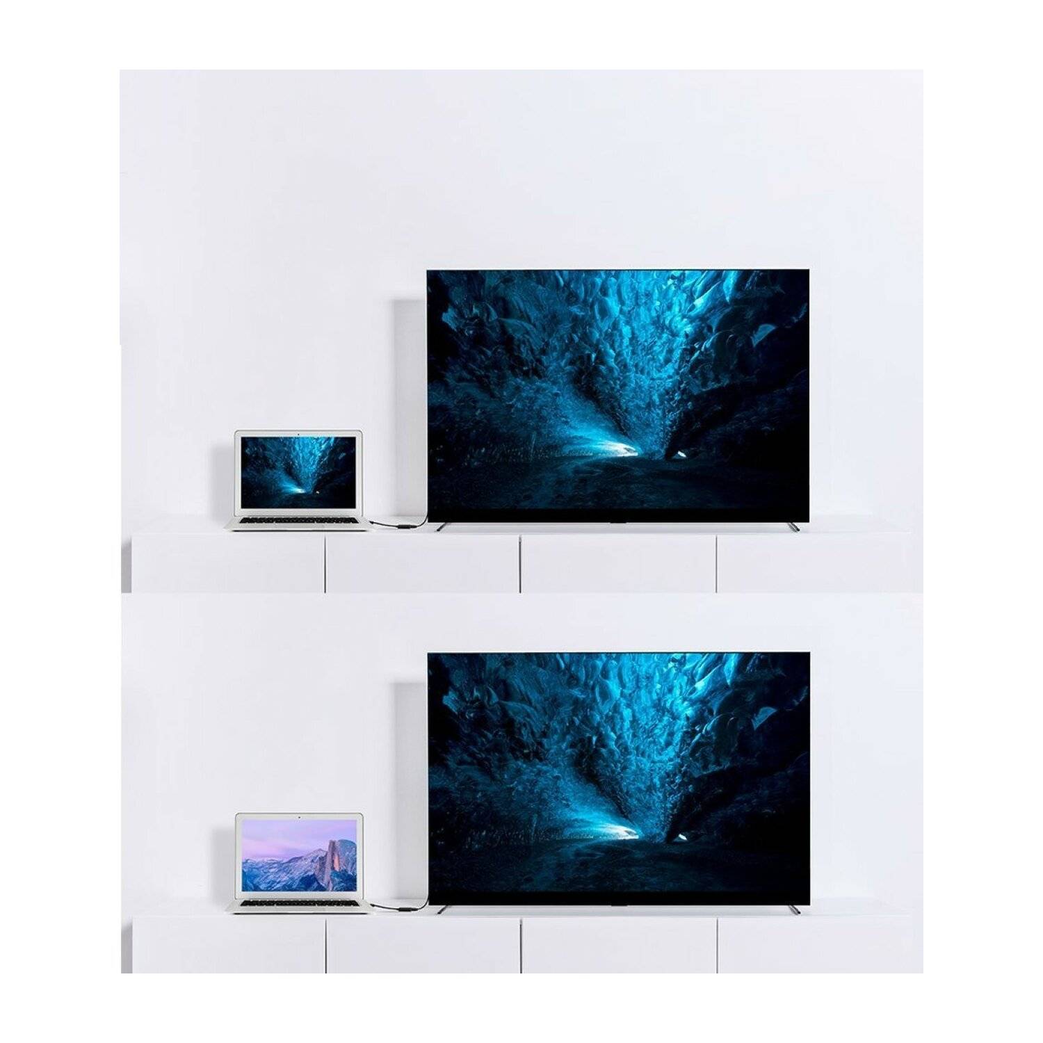 Ugreen Kabel von DisplayPort (männlich) auf HDMI (weiblich) (unidirektional) 1080P 60Hz 12bit Schwarz (40362)