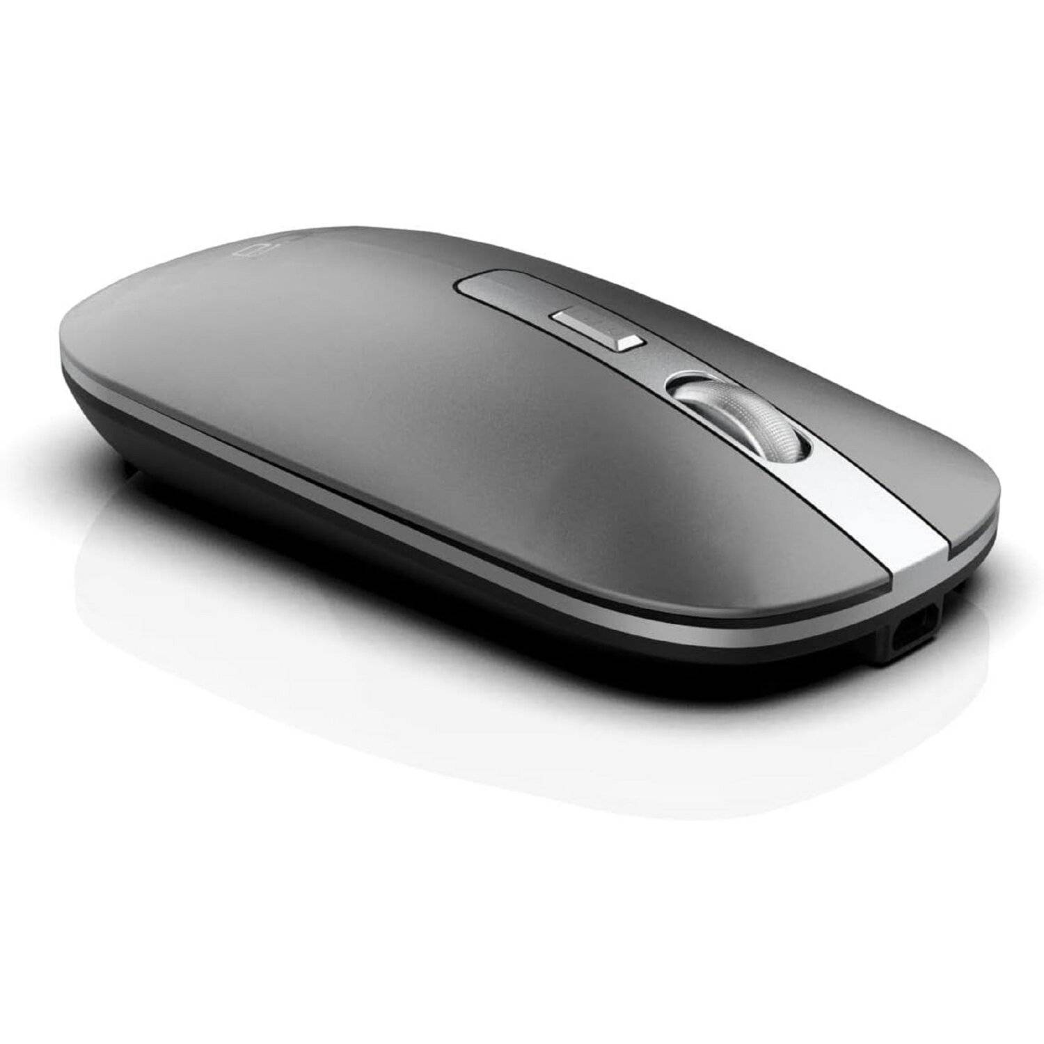 Inca Maus kabellos Bluetooth Optisch 1600 DPI Wireless Funkmaus Grau