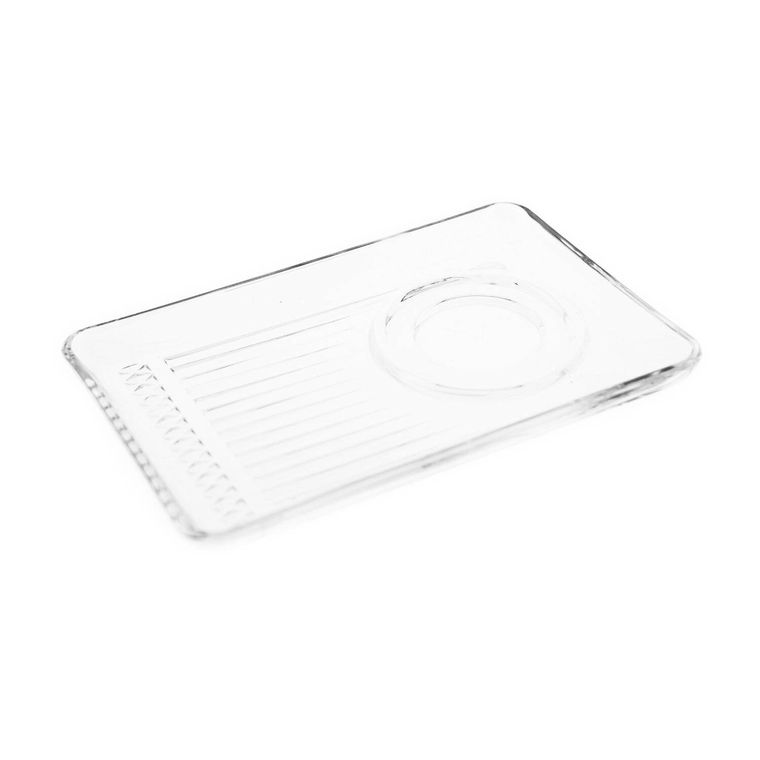 Pasabahce 2er Untertassen set Cay Tabagi Unterteller transparent