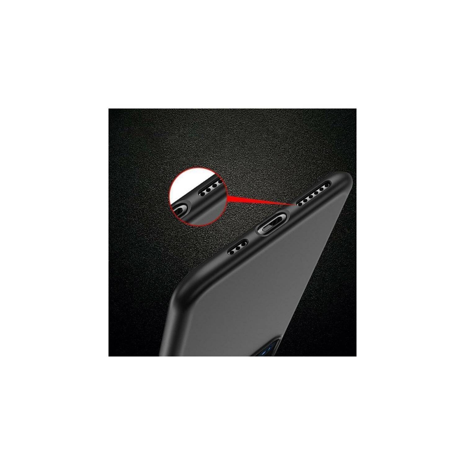 Silikon Hülle Basic kompatibel mit Motorola Moto G14 Case TPU Soft Handy Cover Schutz Schwarz