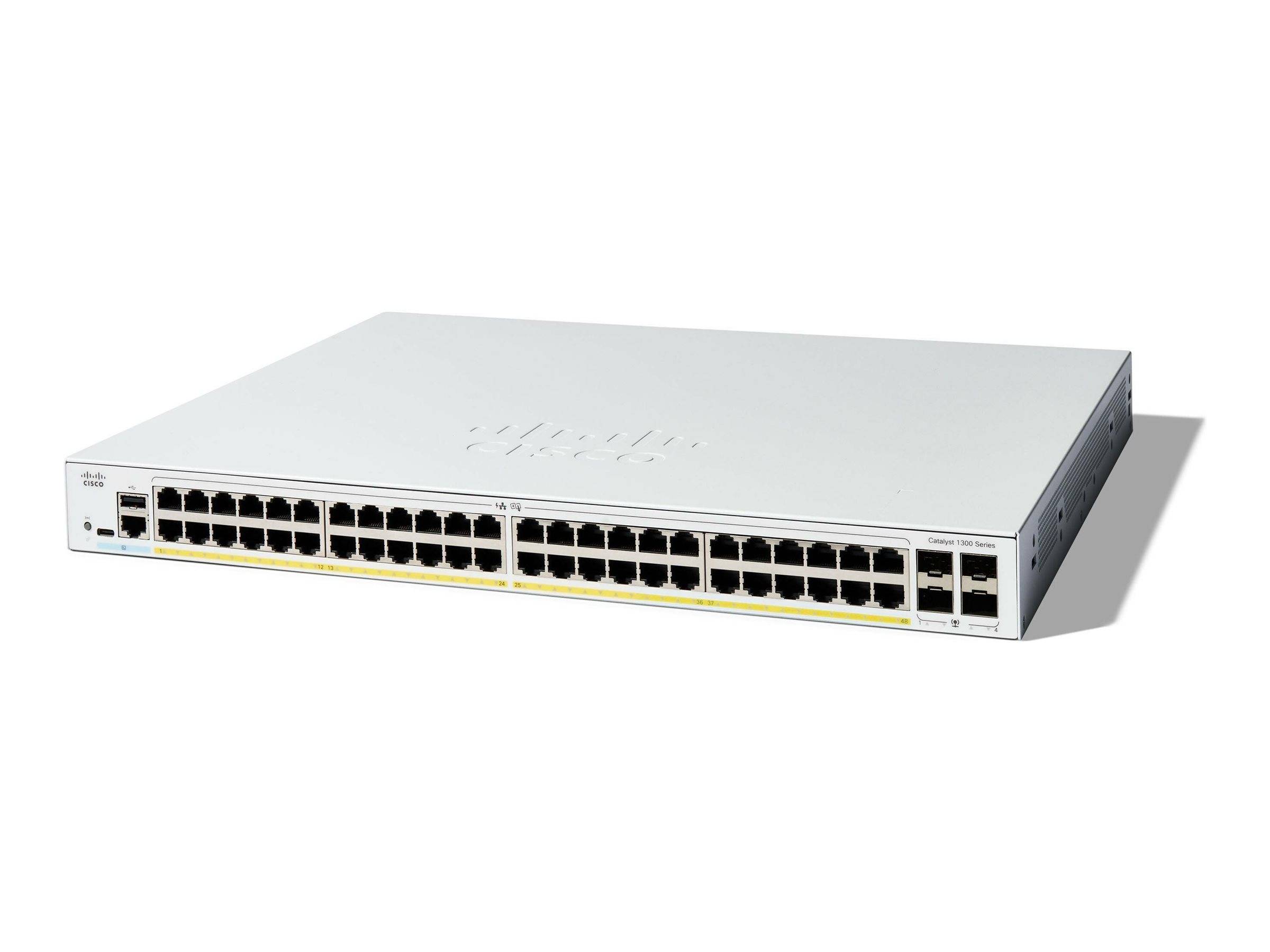 Cisco Catalyst 1300-48P-4G - Switch - L3 - managed - 48 x 10/100/1000 (PoE+)
