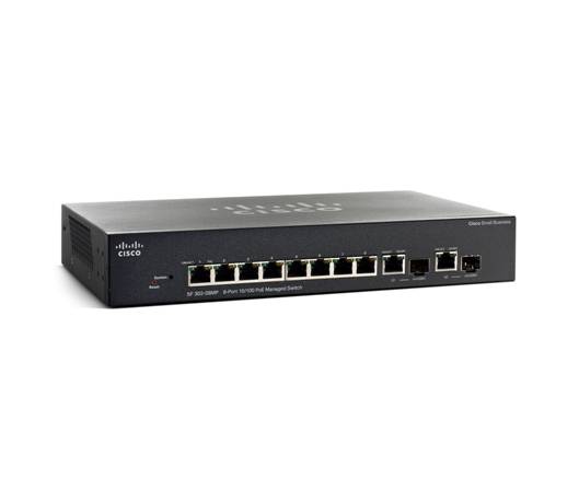 Cisco Small Business SF302-08MP - Switch - L3 - managed - 8 x 10/100 (PoE)