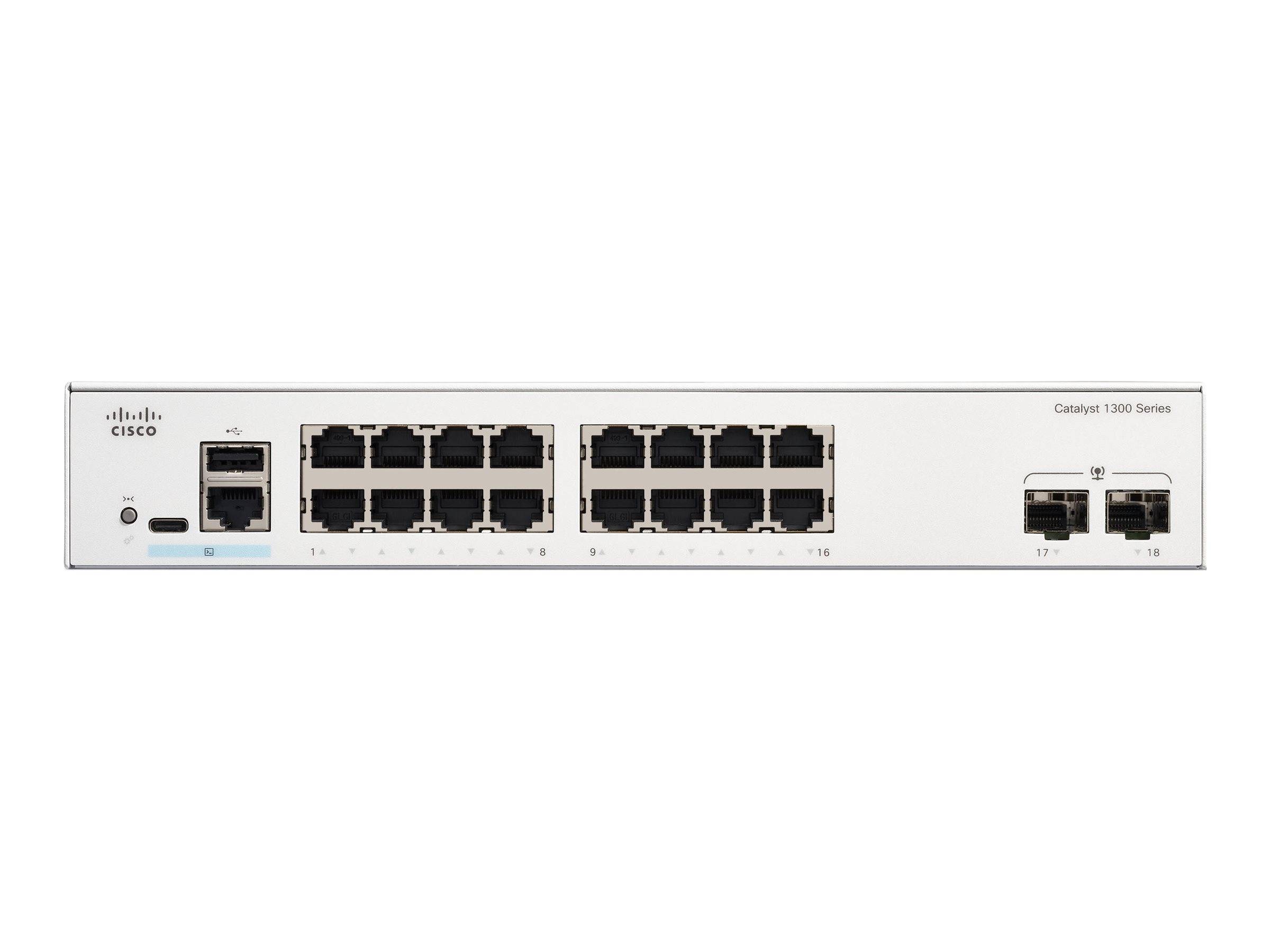 Cisco Catalyst 1300-16T-2G - Switch - L3 - managed