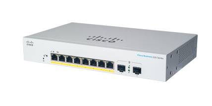 Cisco CBS220 Smart 8-port GE Full PoE - Switch - 1 Gbps