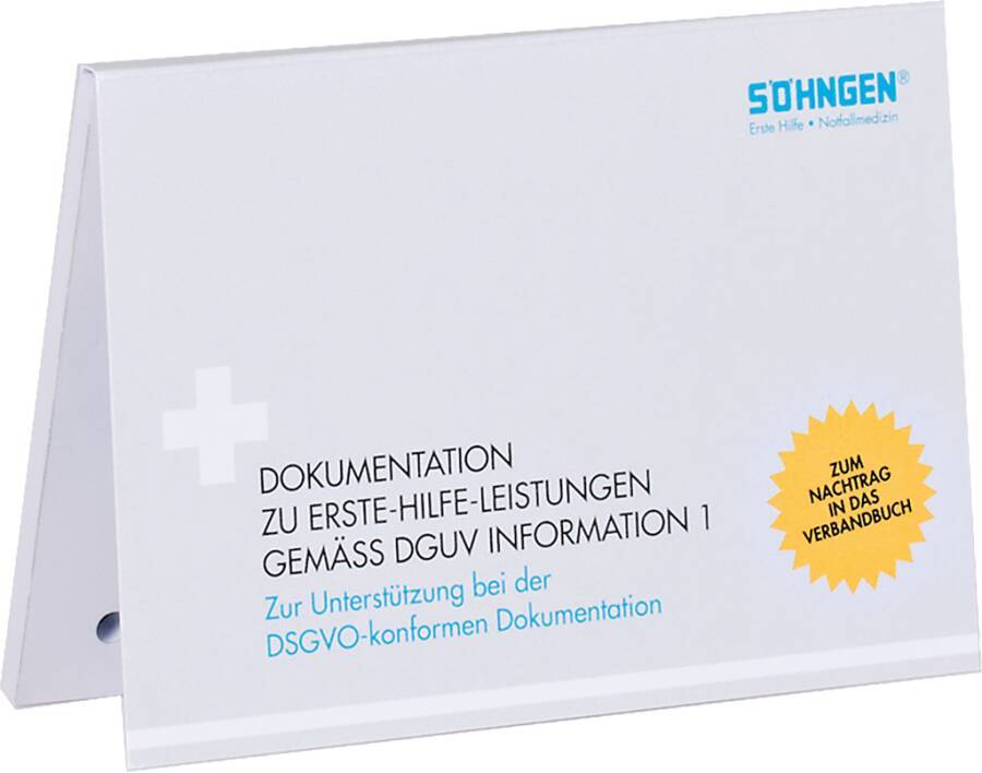 Notfallversorgungsnachweis / Meldeblock 8001019 Ausführung A6 bestehend aus Notfallversorgungsnachweis 50 Blatt