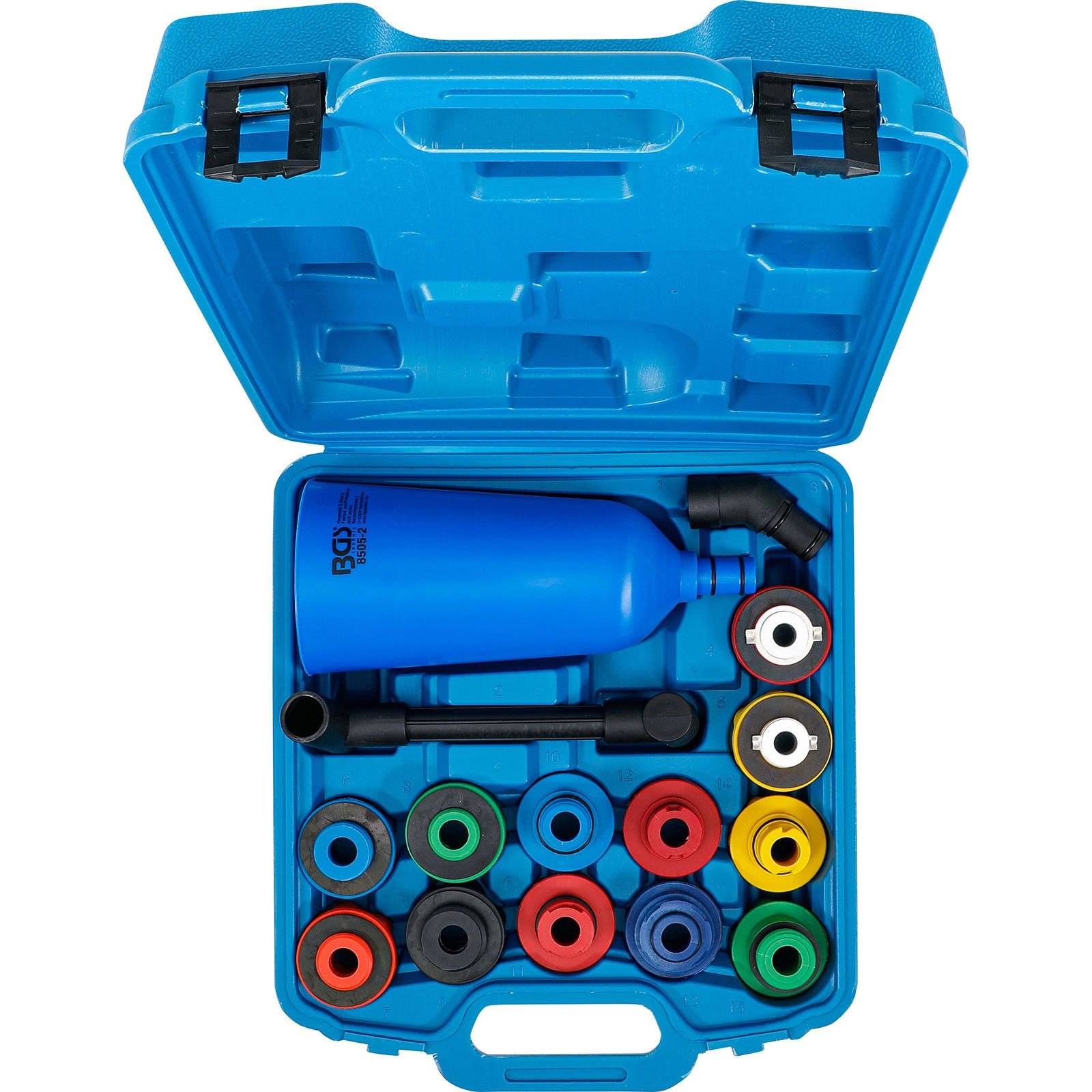 BGS Öl-Einfülltrichter-Satz Kunststoffausführung 15tlg. - 8505-2