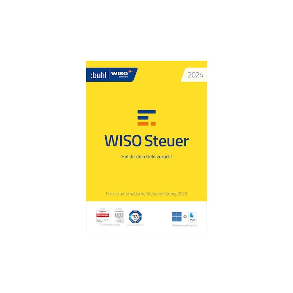 Gelbes Cover für „WISO Steuer