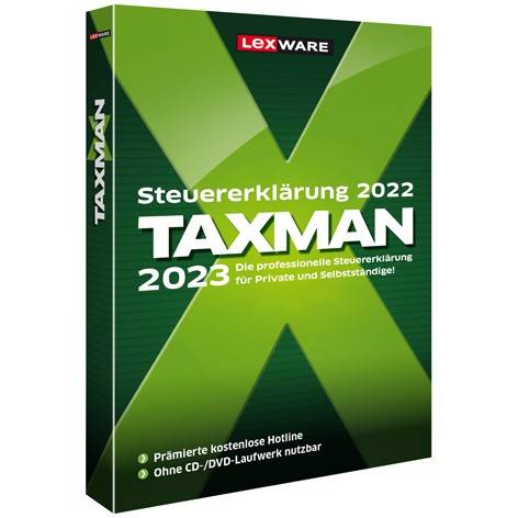 Lexware Taxman 2023 - 1 Device. bis zu 5 Steuererklärungen - ESD-DownloadESD Software ESD-Lizenzen