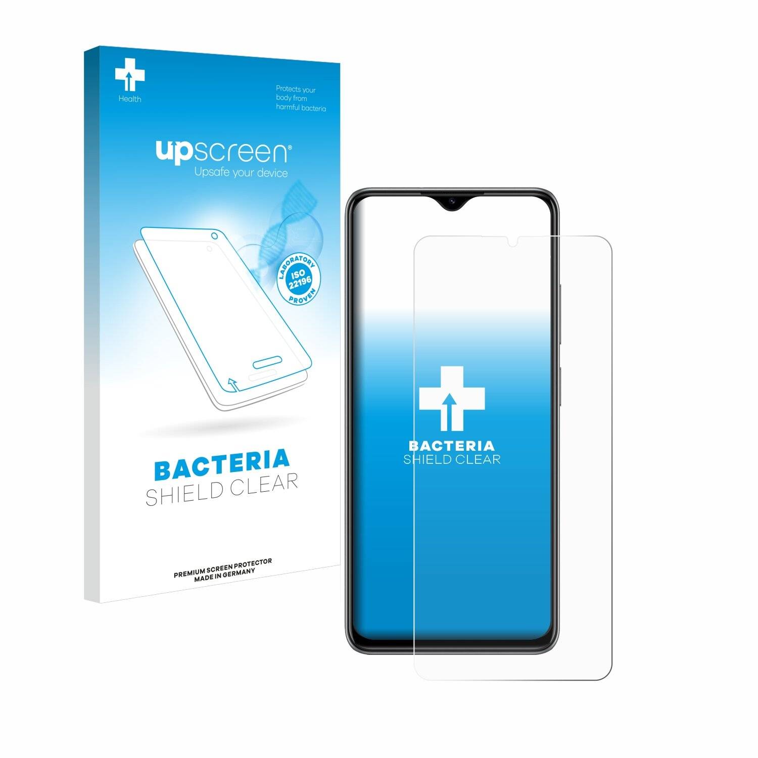 upscreen Bacteria Shield Schutzfolie für ZTE Blade A73 -